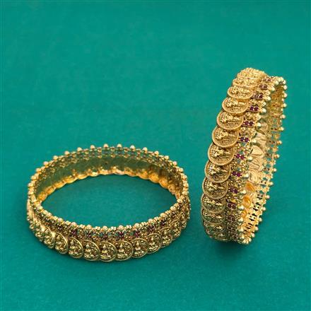 Antique Temple Bangles With Gold Plating
