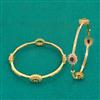 Antique Delicate Bangles With Gold Plating