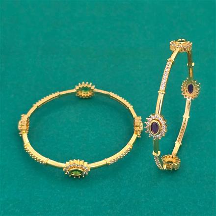 Antique Delicate Bangles With Gold Plating