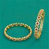 Antique Delicate Bangles With Gold Plating