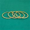 Antique Delicate Bangles With Gold Plating