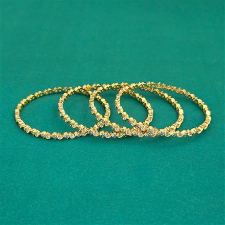 Antique Delicate Bangles With Gold Plating