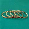 Antique Delicate Bangles With Gold Plating