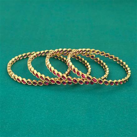 Antique Delicate Bangles With Gold Plating