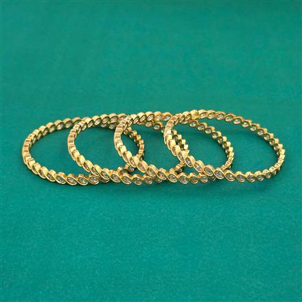 Antique Delicate Bangles With Gold Plating