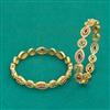 Antique Delicate Bangles With Gold Plating