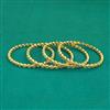 Antique Delicate Bangles With Gold Plating