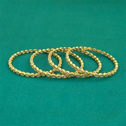 Antique Delicate Bangles With Gold Plating