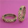 Kundan Openable Bangles With Victorian Plating