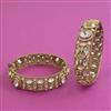 Kundan Openable Bangles With Victorian Plating