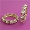 Kundan Openable Bangles With Carat Plating