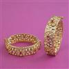 Kundan Openable Bangles With Carat Plating