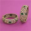 Kundan Openable Bangles With Victorian Plating