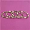 Kundan Delicate Bangles With Mehndi Plating