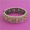 Kundan Openable Bangles With Victorian Plating
