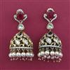 Kundan Jhumki With Victorian Plating
