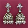 Kundan Jhumki With Mehndi Plating