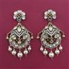 Kundan Pearl Earring With Victorian Plating