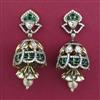 Kundan Jhumki With Victorian Plating