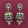 Kundan Jhumki With Victorian Plating