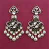 Kundan Pearl Earring With Victorian Plating