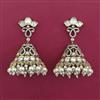 Kundan Jhumki With Victorian Plating