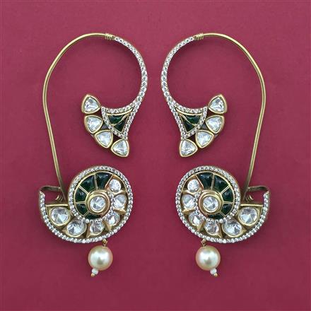 Kundan Earcuff With Victorian Plating