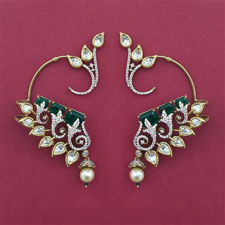 Kundan Earcuff With Victorian Plating