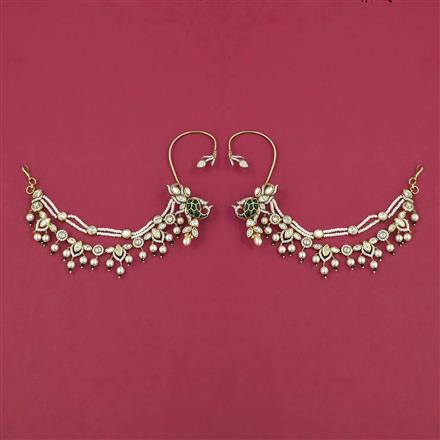 Kundan Earcuff With Victorian Plating