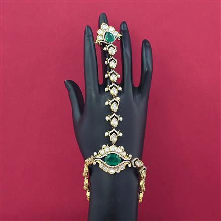 Kundan Pearl Hath Pan With Victorian Plating