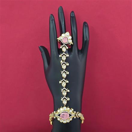 Kundan Adjustable Hath Pan with Victorian Plating