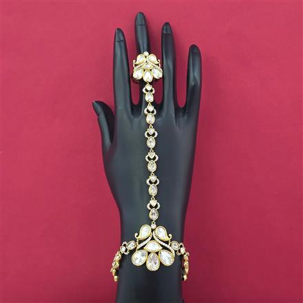 Kundan Adjustable Hath Pan With Victorian Plating