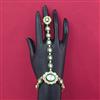Kundan Adjustable Hath Pan With Gold Plating