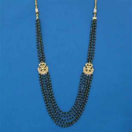 Kundan Dulha Mala With Matte Gold Plating