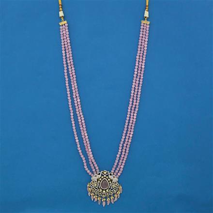Kundan Dulha Mala With Mehndi Plating
