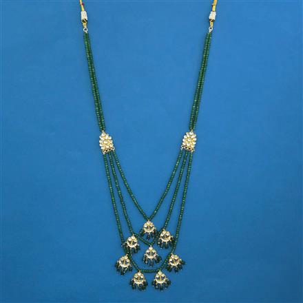 Kundan Dulha Mala With Matte Gold Plating