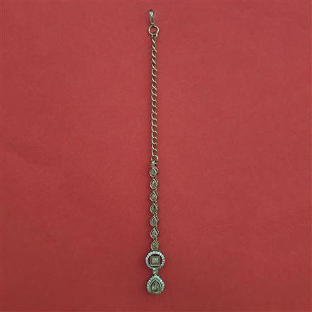Antique Classic Tikka With Mehndi Plating