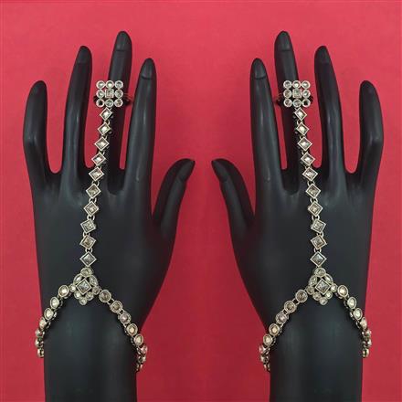 Antique Adjustable Hath Pan With Mehndi Plating