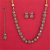 Antique Classic Necklace With Mehndi Plating