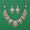 Kundan Mother Of Pearl Necklace With Carat Plating