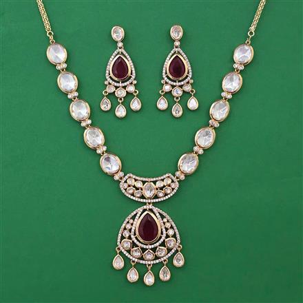Kundan Classic Necklace With Carat Plating