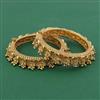 Antique Plain Gold Bangles With Gold Plating