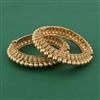 Antique Plain Gold Bangles With Gold Plating