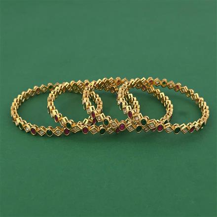 Antique Delicate Bangles With Gold Plating