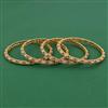 Antique Delicate Bangles With Gold Plating