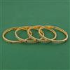 Antique Delicate Bangles With Gold Plating