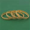 Antique Plain Gold Bangles With Gold Plating