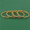 Antique Delicate Bangles With Gold Plating