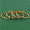 Antique Plain Gold Bangles With Gold Plating