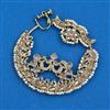 Antique Pearl Nose Ring With Mehndi Plating